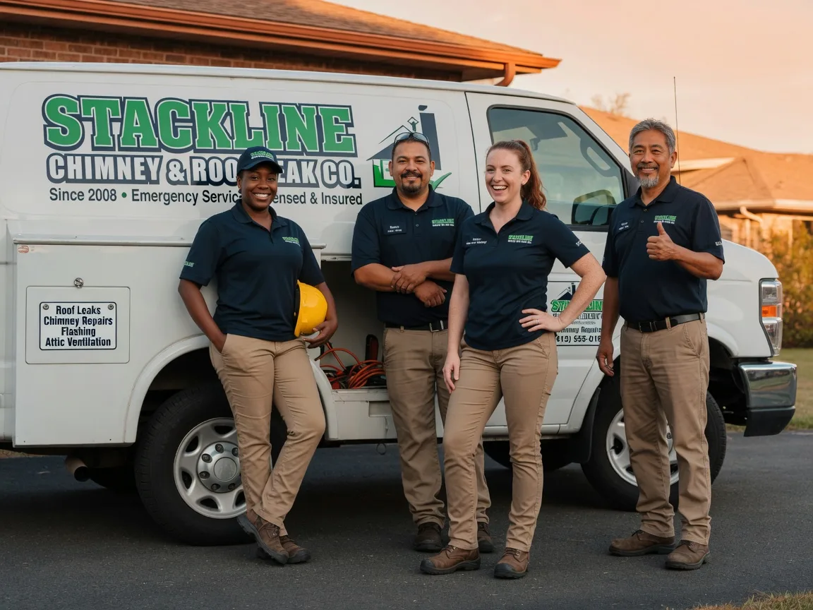Chimney flashing repair company in Schulter, OK
